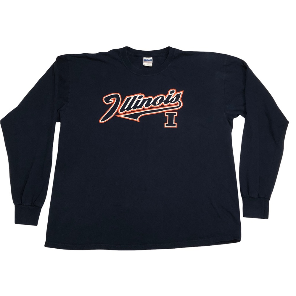 Men’s University of Illinois Illini Long Sleeve T Shirt size X-Large